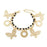 Butterfly Charm Double Strand Bracelet