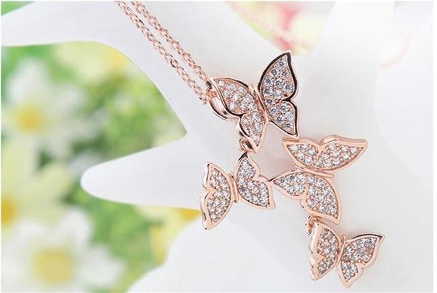 Free Spirit Butterfly Pendant Necklace