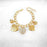 2 Sets of Crystal Heart Charm Bracelet