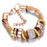 3 Sets of Entwined Metal Bracelet Trio - 9pc Set