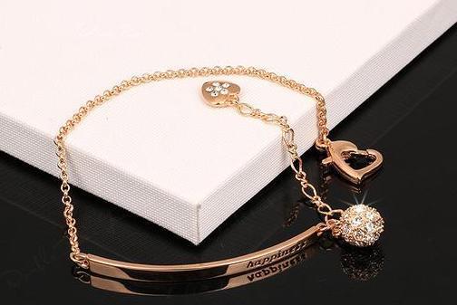 5 Sets of Happiness Half Bangle Bracelet