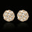 "Happiness" Crystal Ball Stud Earrings