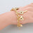 Love Locked Gold Charm Bracelet