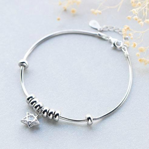 1 Sets of Shooting Star Sterling Silver Bracelet & Ring