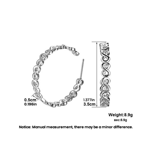 Infinite Love Bracelet and Earrings Set