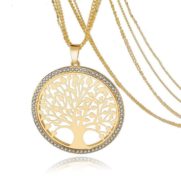 Tree of Life Necklace and Earrings Set