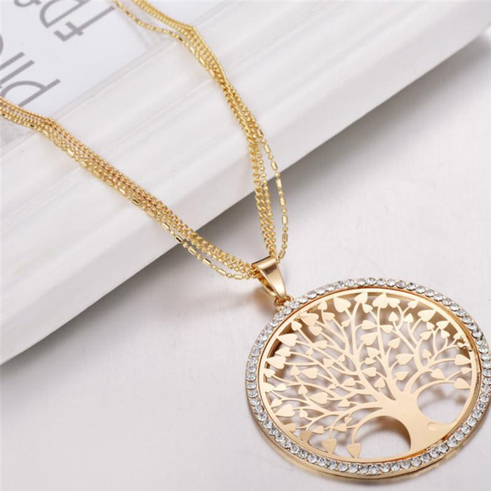 Tree of Life Necklace and Earrings Set