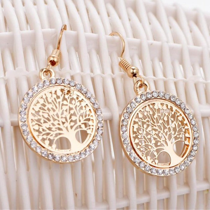 Tree of Life Necklace and Earrings Set