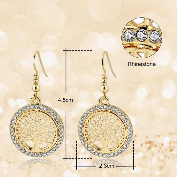 Tree of Life Necklace and Earrings Set
