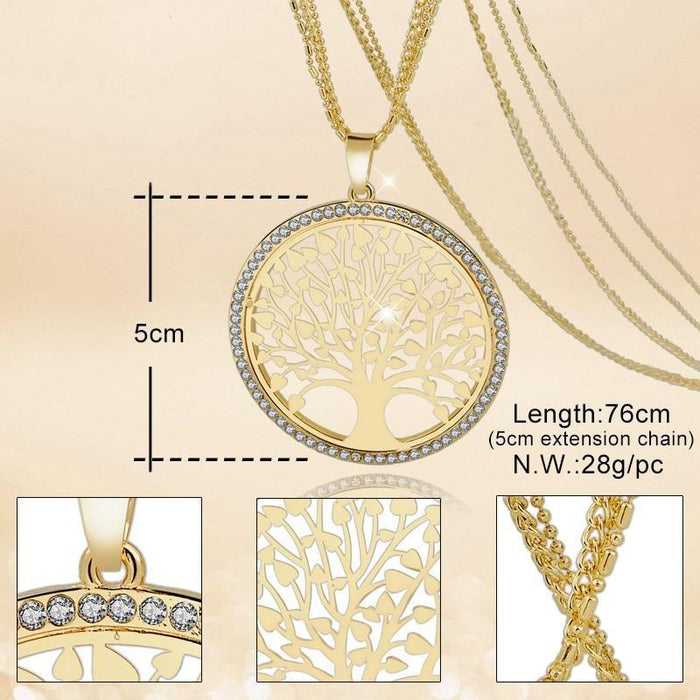 Tree of Life Necklace and Earrings Set