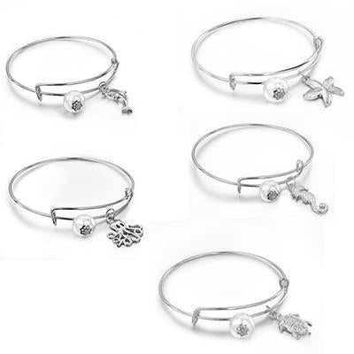 3 Sets of Ocean Lover's Bangle Set