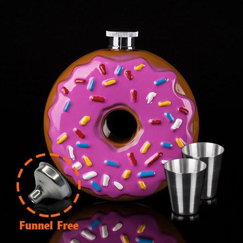 Stainless Steel Doughnut Flask Set