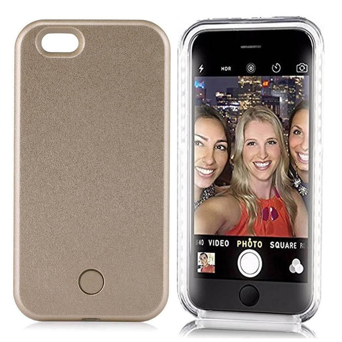 LED Selfie Light Phone Case For Apple iphone